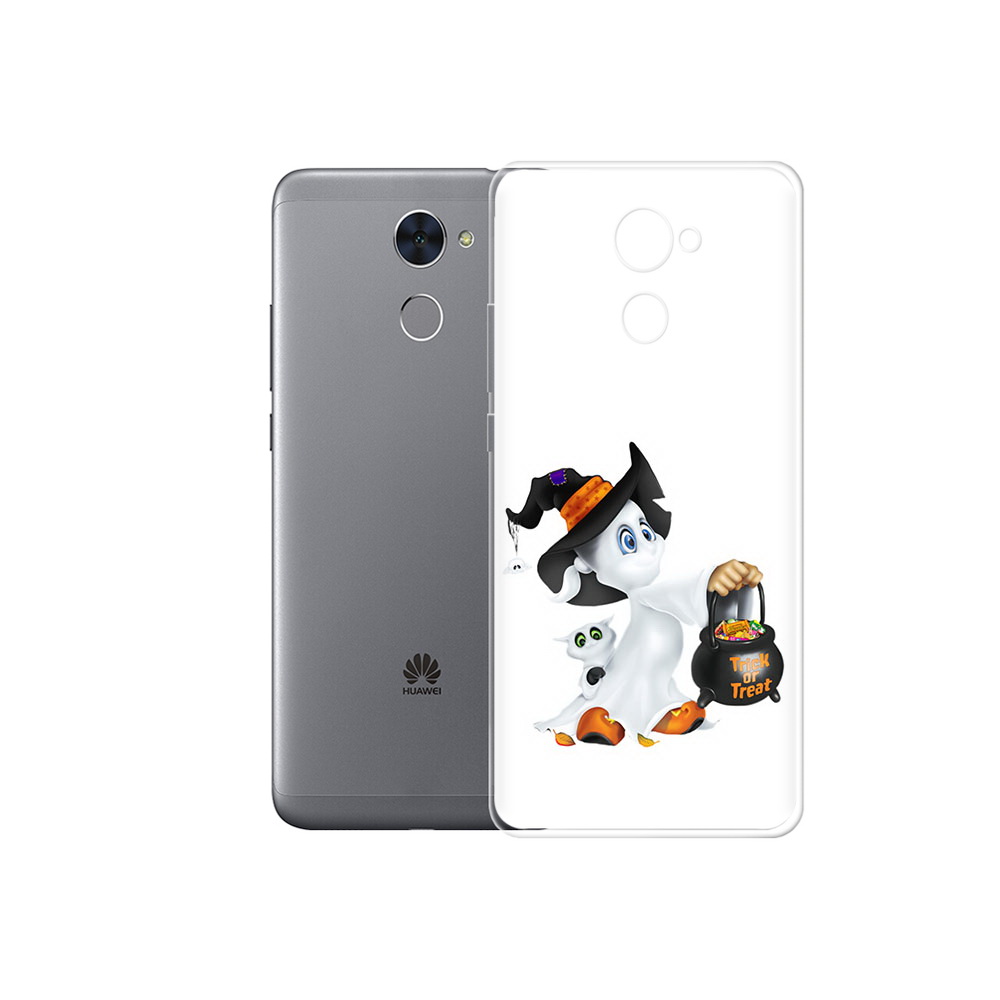 

Чехол MyPads Tocco для Huawei Enjoy 7 Plus Маленький призрак (PT74186.70.113), Прозрачный, Tocco