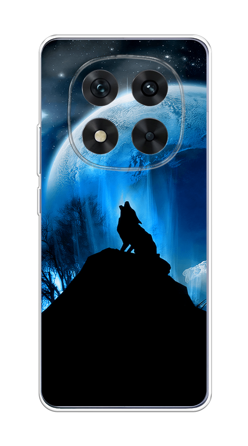 

Чехол на Xiaomi Redmi Note 14 Pro 5G Волк 2, Синий;черный;белый, 323950-1