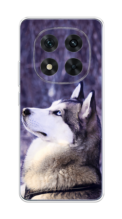 

Чехол на Xiaomi Redmi Note 14 Pro 5G Хаски 1, Фиолетовый;белый, 323950-1