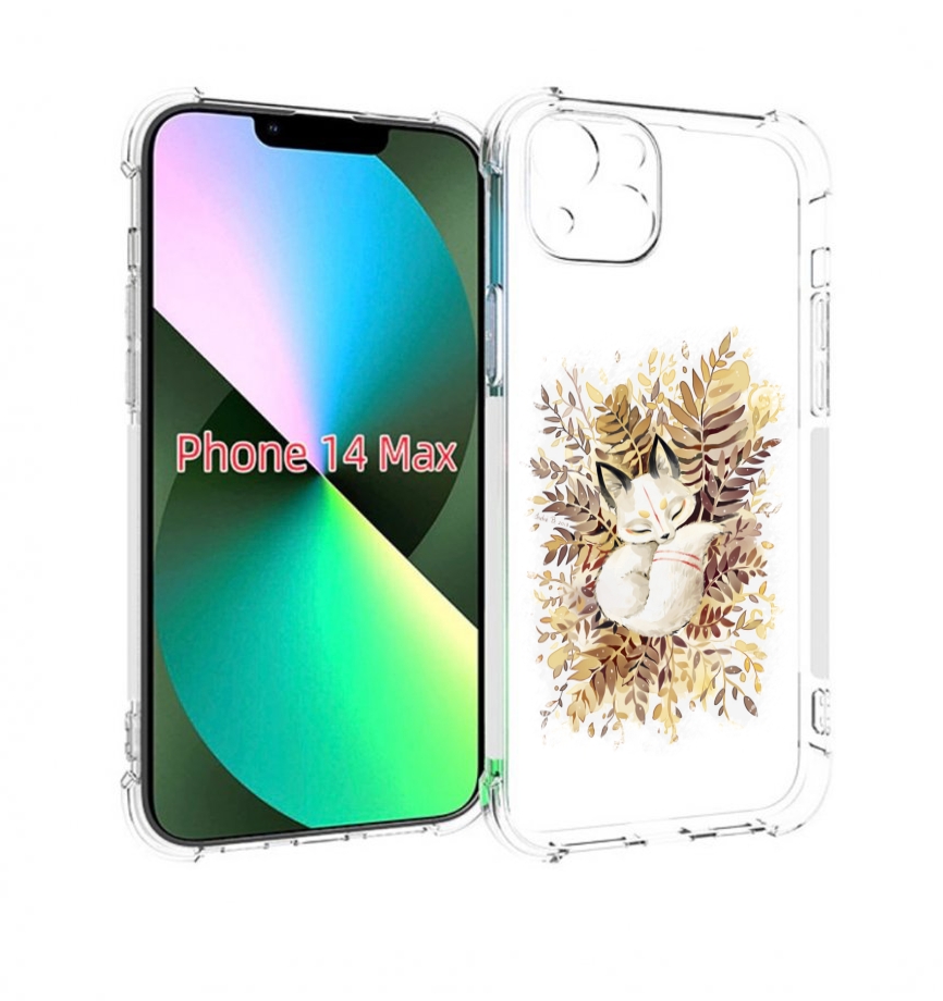 

Чехол MyPads лисенок в траве для iPhone 14 Plus (6.7), Прозрачный, Tocco