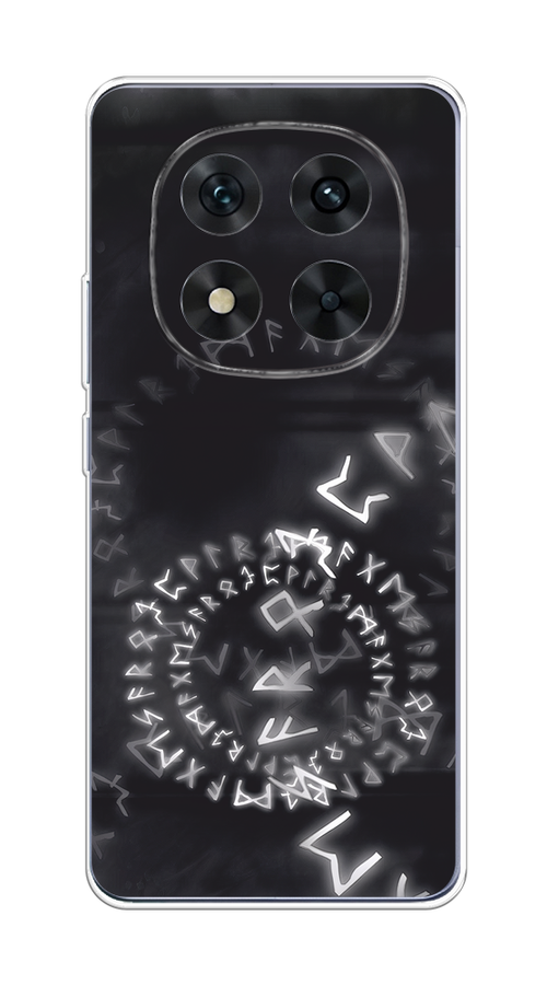 

Чехол на Xiaomi Redmi Note 14 Pro 5G Руны, Серый;черный, 323950-1