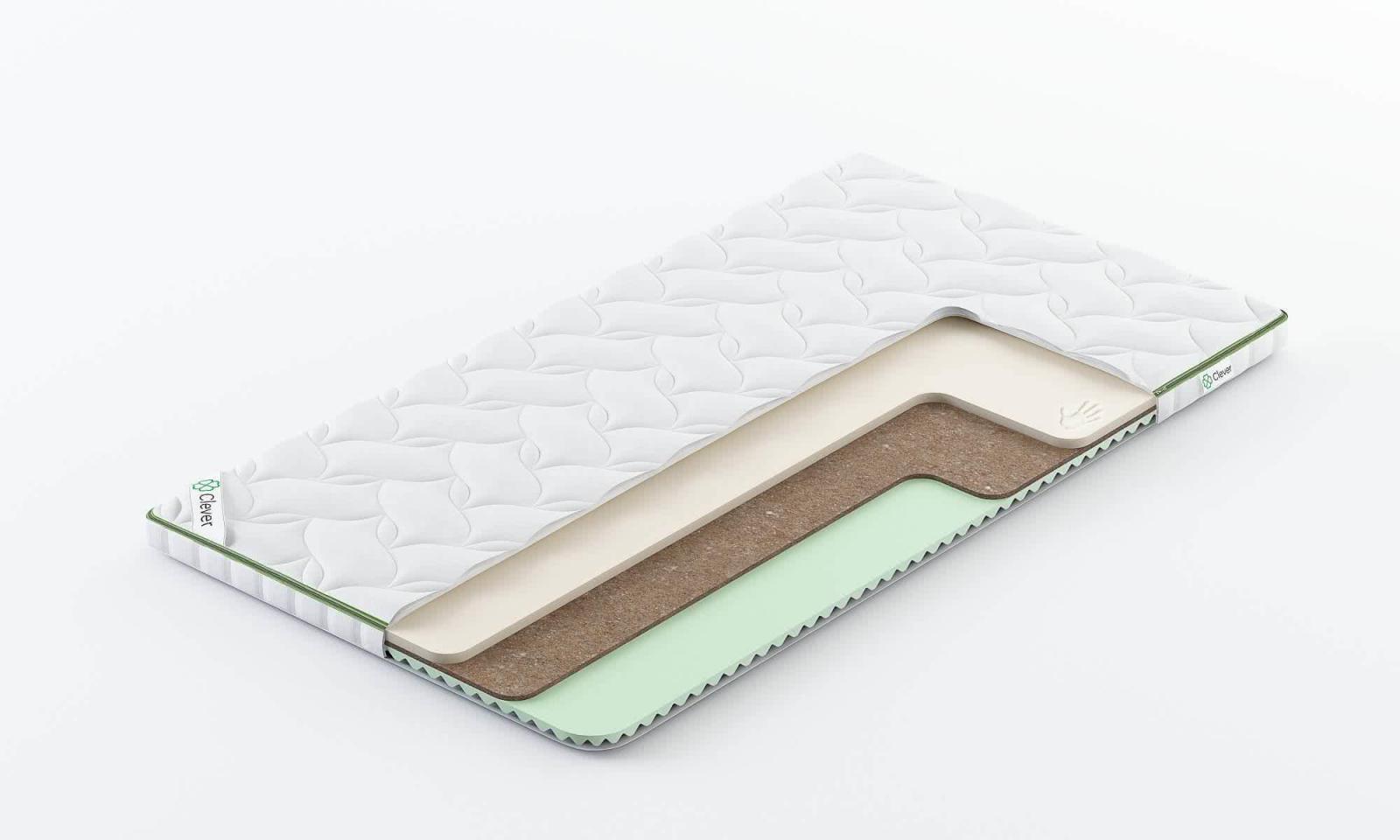 

Топпер Clever MemoTop Wave Hard 95x170, Белый;зеленый, Clever MemoTop Wave Hard