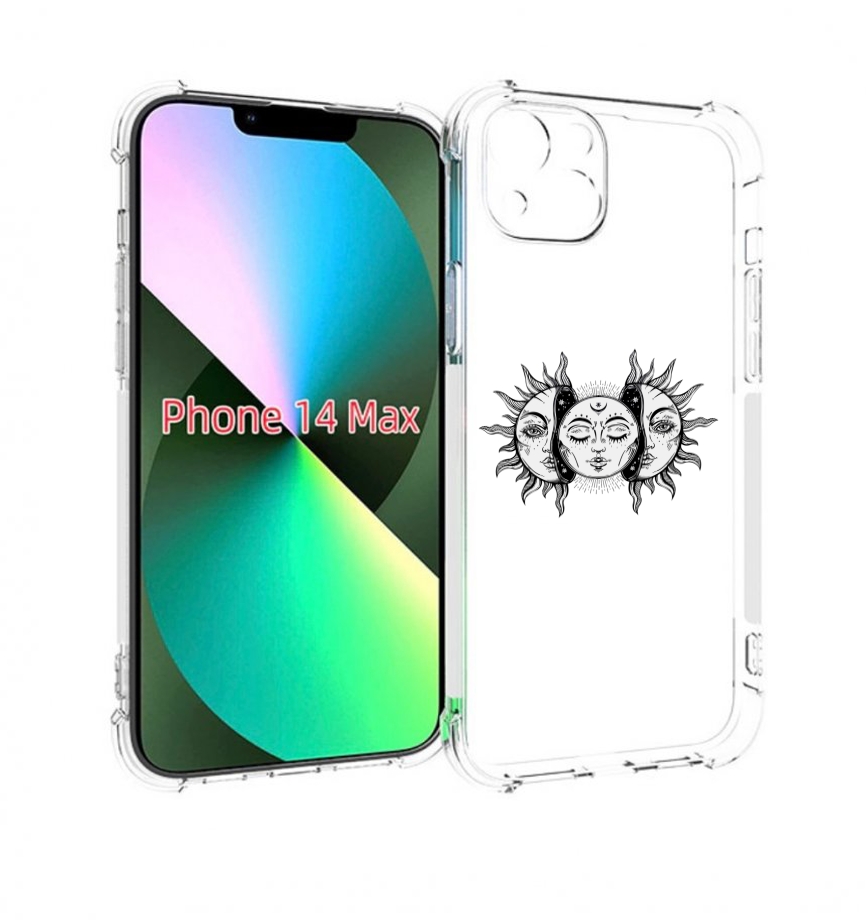 

Чехол MyPads луна-в-солнце для iPhone 14 Plus (6.7), Прозрачный, Tocco