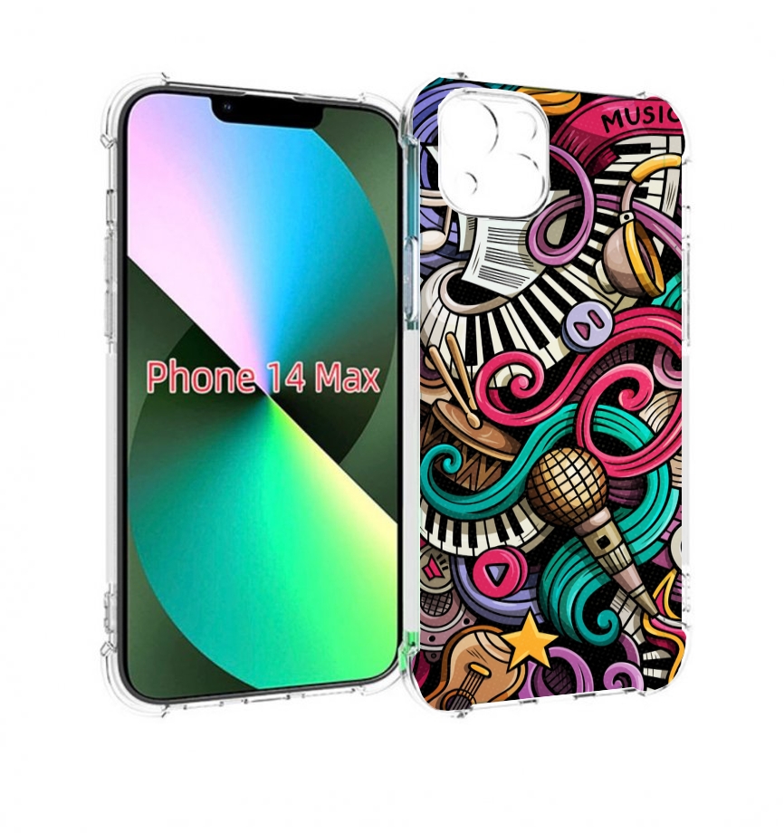 

Чехол MyPads любимая-музыка для iPhone 14 Plus (6.7), Прозрачный, Tocco