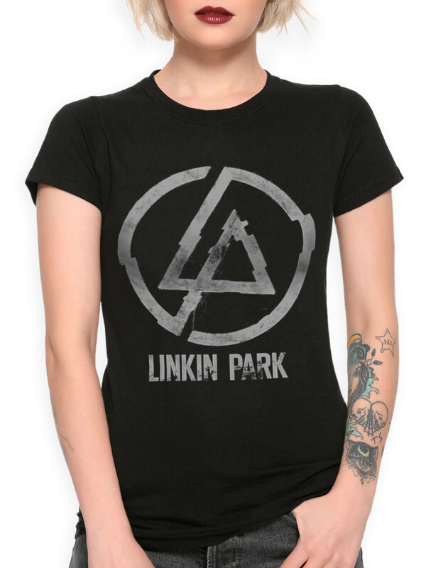 фото Футболка женская design heroes группа linkin park черная 2xl