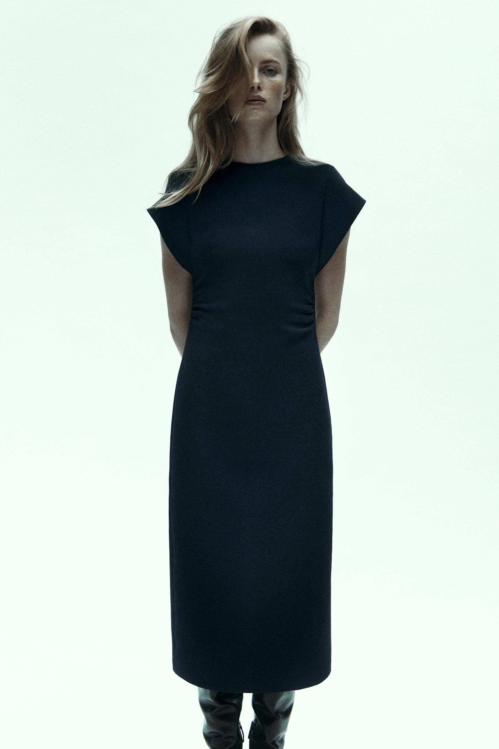 

Платье женское ZARA 09079616 синее L (доставка из-за рубежа), 09079616