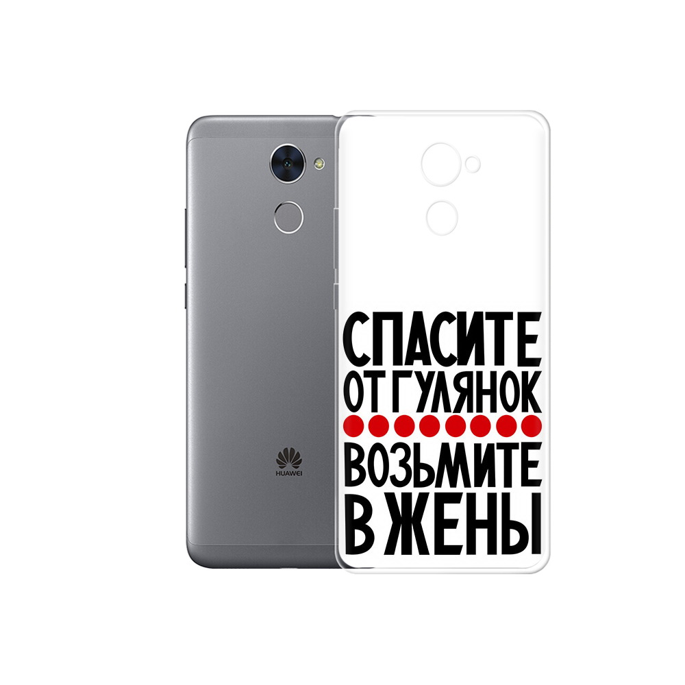 

Чехол MyPads Tocco для Huawei Enjoy 7 Plus Спасите от гулянок возьмите в жены, Прозрачный, Tocco