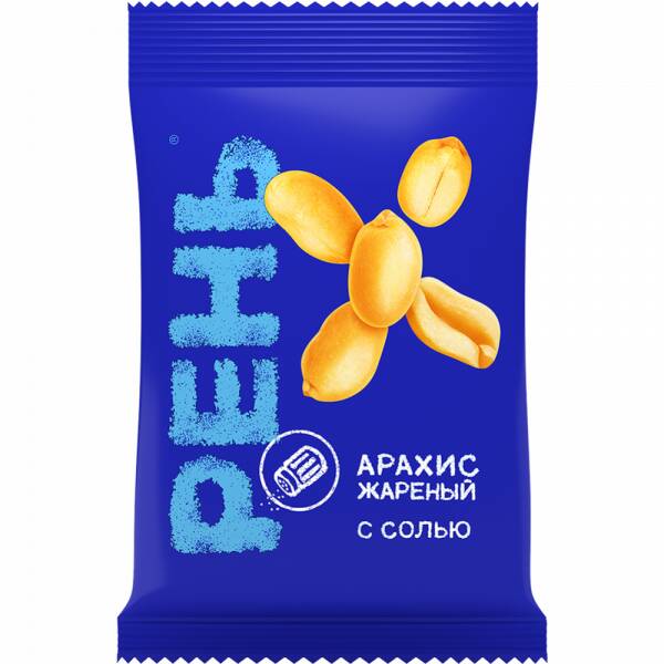 

Арахис Рень жареный, солёный, 100 г