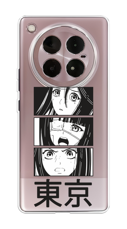 

Чехол на Infinix Zero 40 4G "Tokyo girls", Белый;черный;прозрачный, 3106350-1