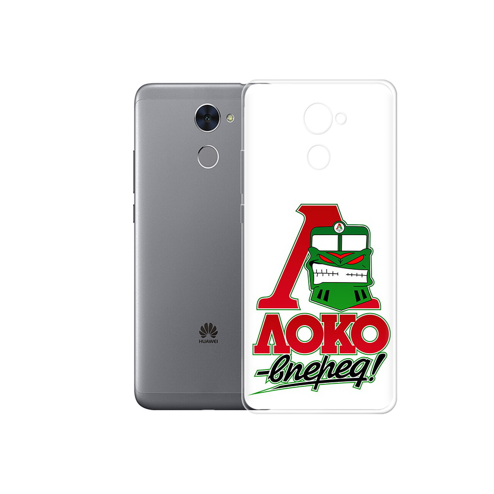 

Чехол MyPads Tocco для Huawei Enjoy 7 Plus ФК локо вперед (PT74186.70.181), Прозрачный, Tocco