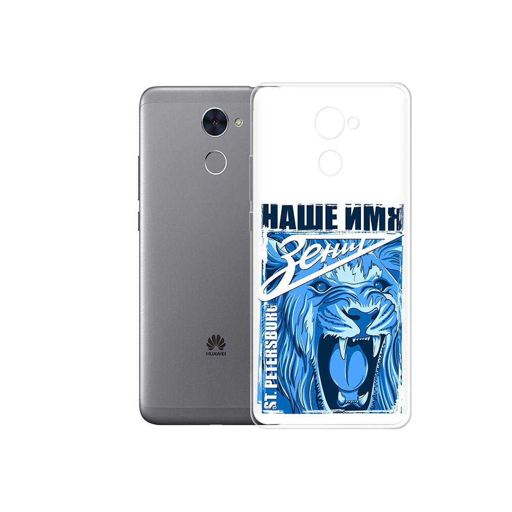 

Чехол MyPads Tocco для Huawei Enjoy 7 Plus ФК наше имя зенит (PT74186.70.183), Прозрачный, Tocco