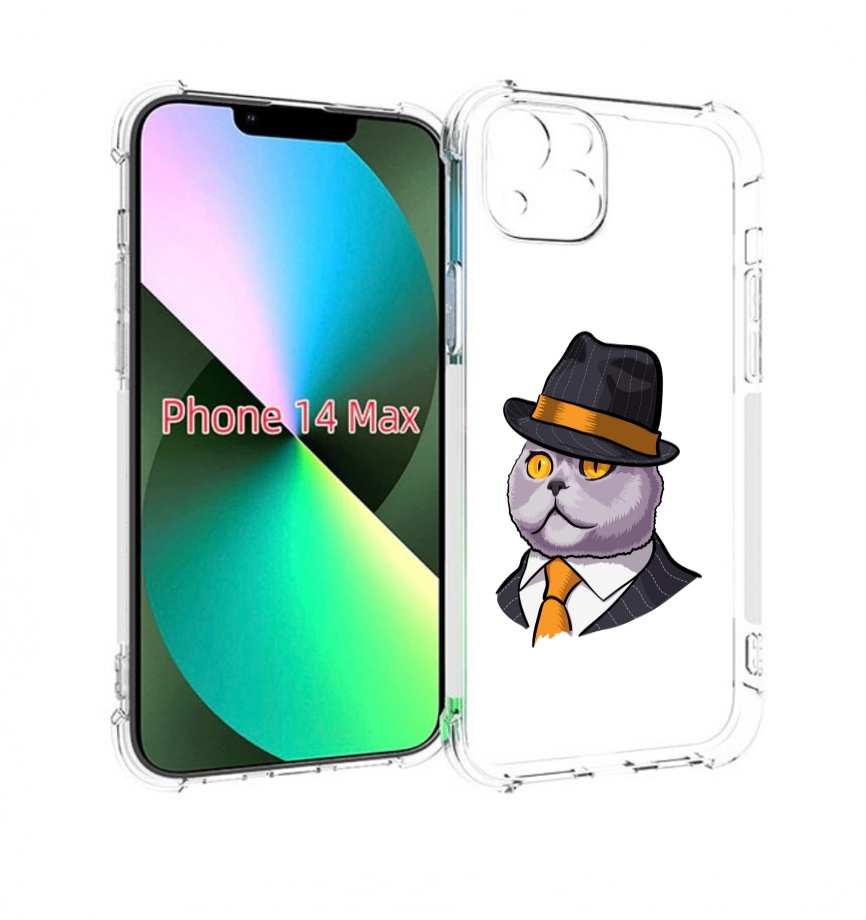 

Чехол MyPads британец для iPhone 14 Plus (6.7), Прозрачный, Tocco