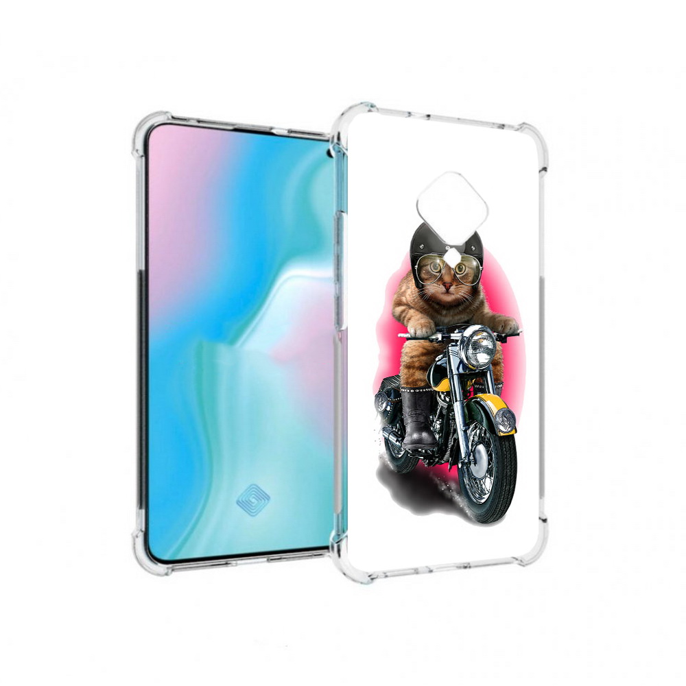 

Чехол MyPads Tocco для Vivo S5 мото-кот (PT226962.406.485), Прозрачный, Tocco
