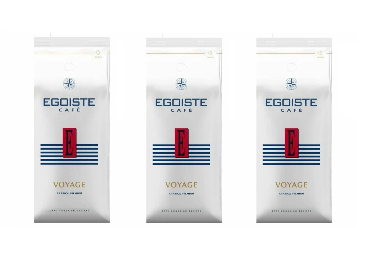 

Кофе в зернах Egoiste Voyage, 3 шт по 250 г