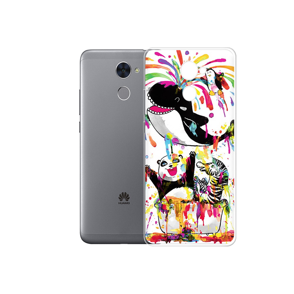 

Чехол MyPads Tocco для Huawei Enjoy 7 Plus Хиппи кит (PT74186.70.191), Прозрачный, Tocco