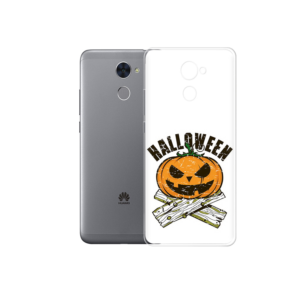 

Чехол MyPads Tocco для Huawei Enjoy 7 Plus Хэллоуин доски тыква (PT74186.70.194), Прозрачный, Tocco