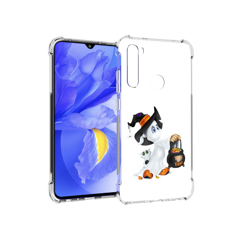 

Чехол MyPads Tocco для Xiaomi Redmi Note 8T Маленький призрак (PT140720.278.113), Прозрачный, Tocco