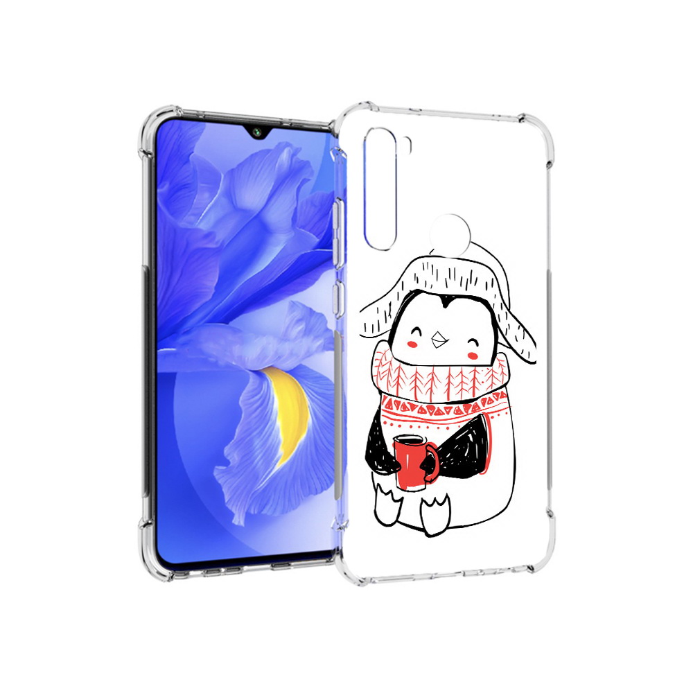 

Чехол MyPads Tocco для Xiaomi Redmi Note 8T Милый пингвин (PT140720.278.115), Прозрачный, Tocco