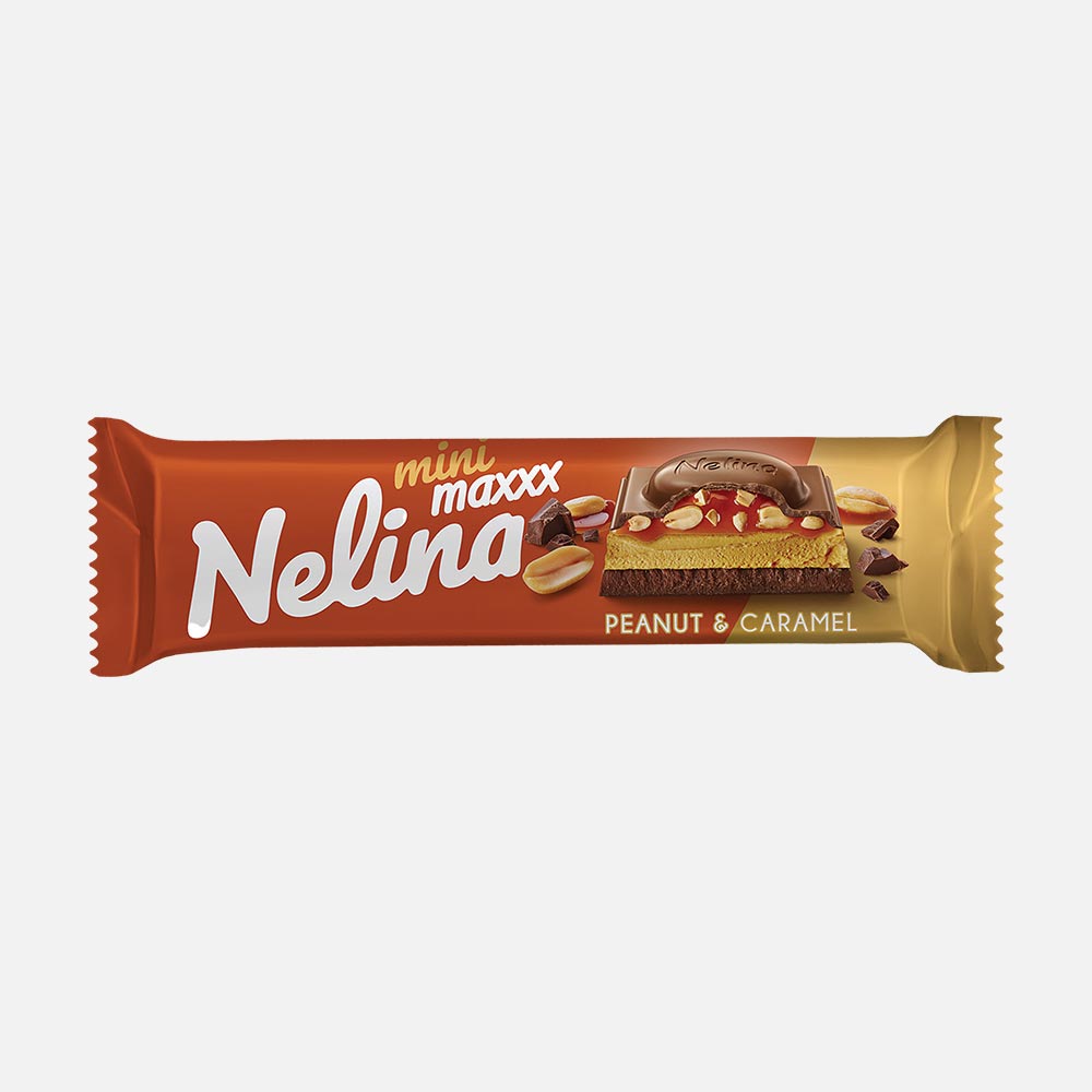 Шоколад Nelina Mini Maxxx арахис и карамель, 36 г