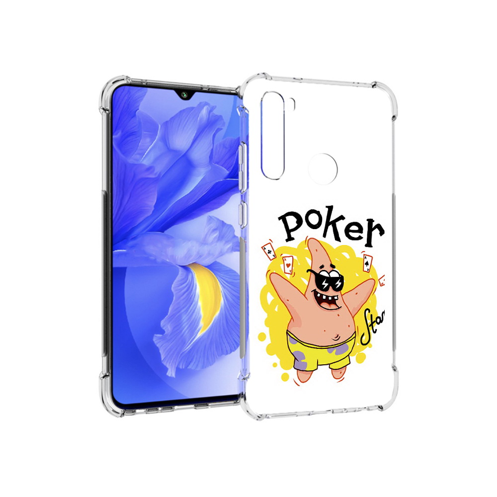 

Чехол MyPads Tocco для Xiaomi Redmi Note 8T Патрик (PT140720.278.133), Прозрачный, Tocco