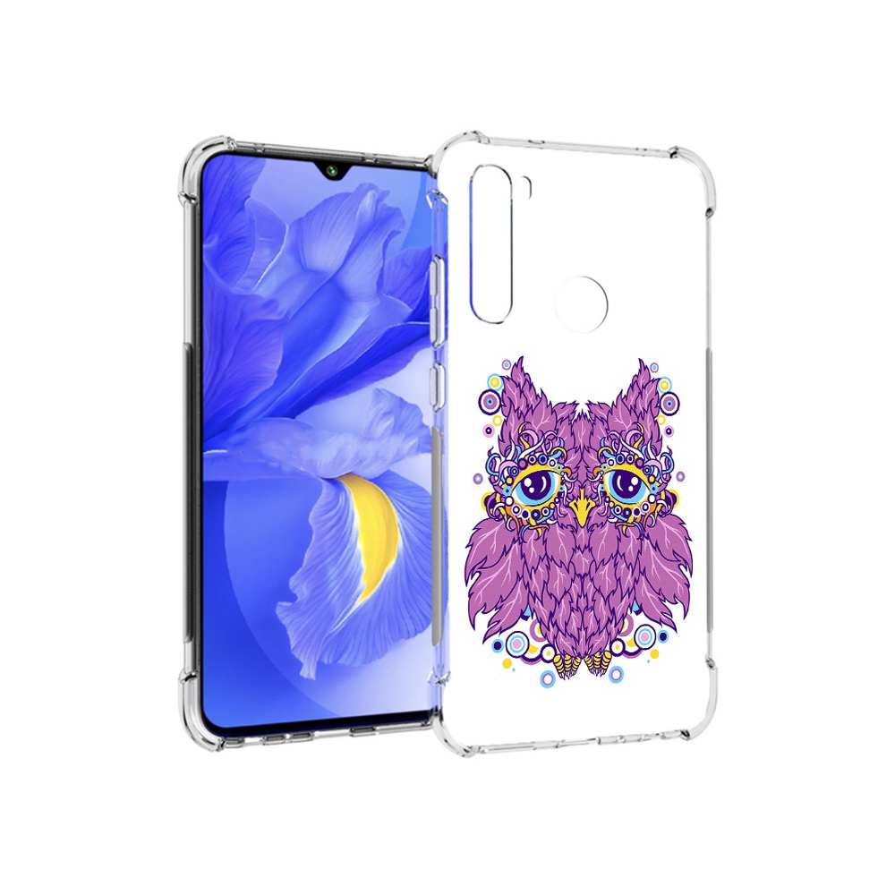 

Чехол MyPads Tocco для Xiaomi Redmi Note 8T Розовая сова (PT140720.278.147), Прозрачный, Tocco