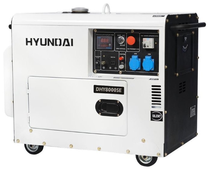 Генератор Hyundai DHY 8000SE