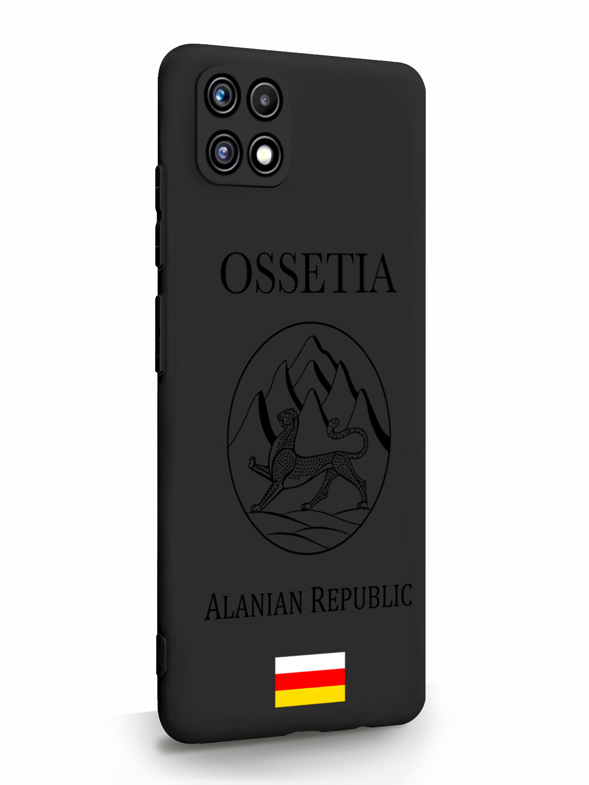 

Чехол MustHaveCase для Samsung A22s Черный лаковый Герб Северной Осетии черный