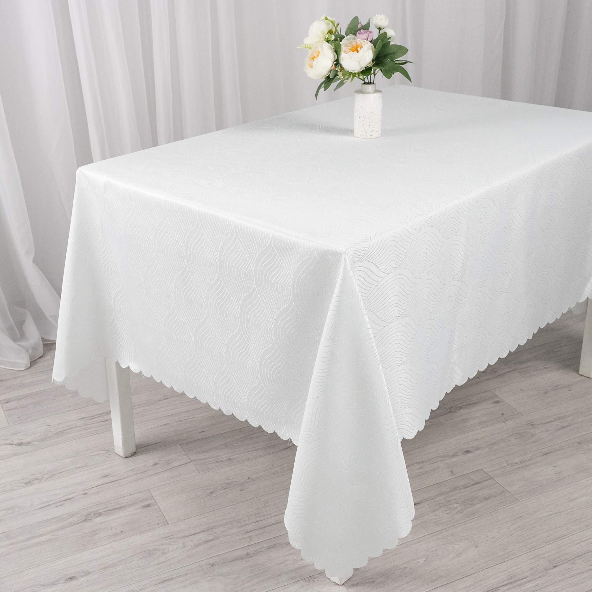 

СкатертьWELLNESS Скатерть Вернисаж прямоугольная WT255-Вернисаж*01, Белый, Скатерть прямоугольная