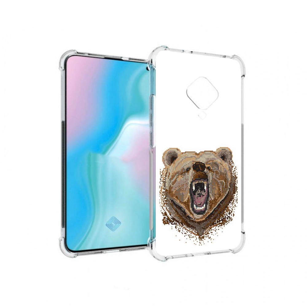 

Чехол MyPads Tocco для Vivo S5 пиксельный медведь (PT226962.406.539), Прозрачный, Tocco