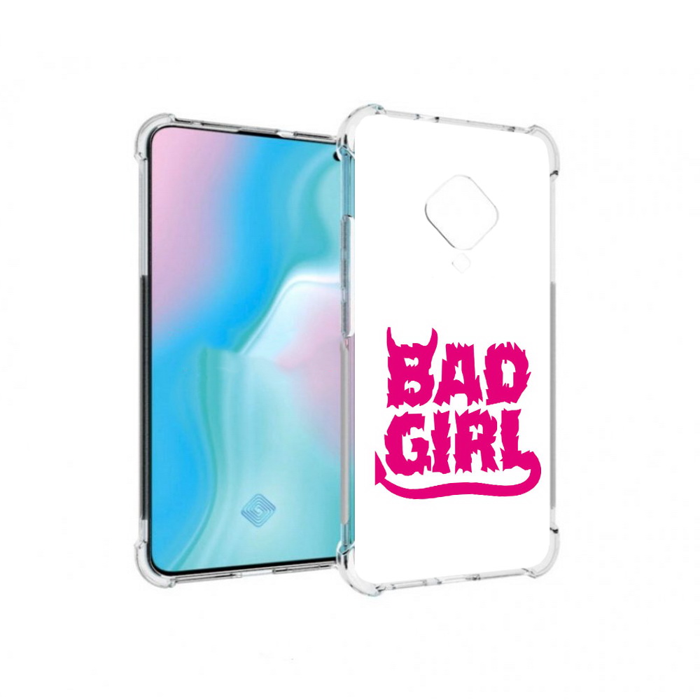 

Чехол MyPads Tocco для Vivo S5 плохая девочка (PT226962.406.545), Прозрачный, Tocco