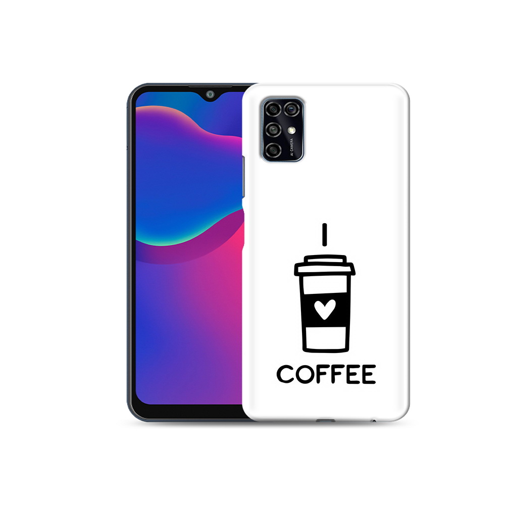 

Чехол MyPads Tocco для ZTE Blade V2020 Smart Я люблю кофе (PT156449.459.206), Прозрачный, Tocco