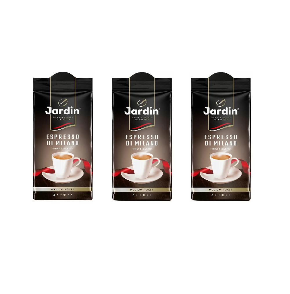 

Кофе молотый Jardin Эспрессо ди Милано, 75 г * 3 шт