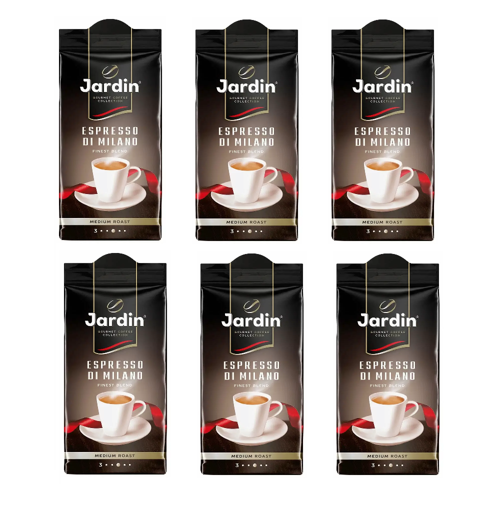 

Кофе молотый Jardin Эспрессо ди Милано, 75 г * 6 шт