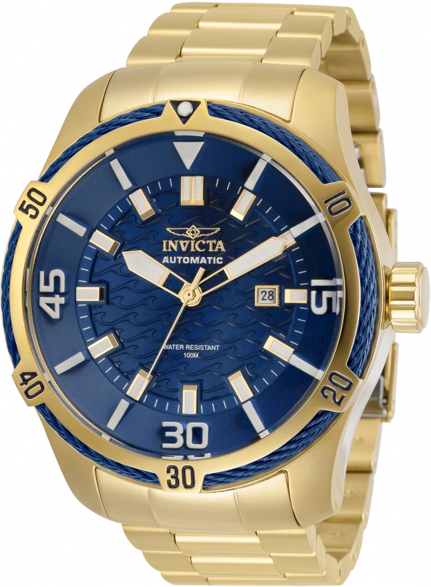 фото Наручные часы мужские invicta 29810 золотистые