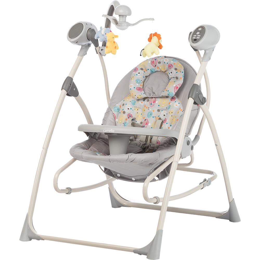 фото Колыбель-качели детские carrello nanny 3 в 1 crl-0005 grey planet