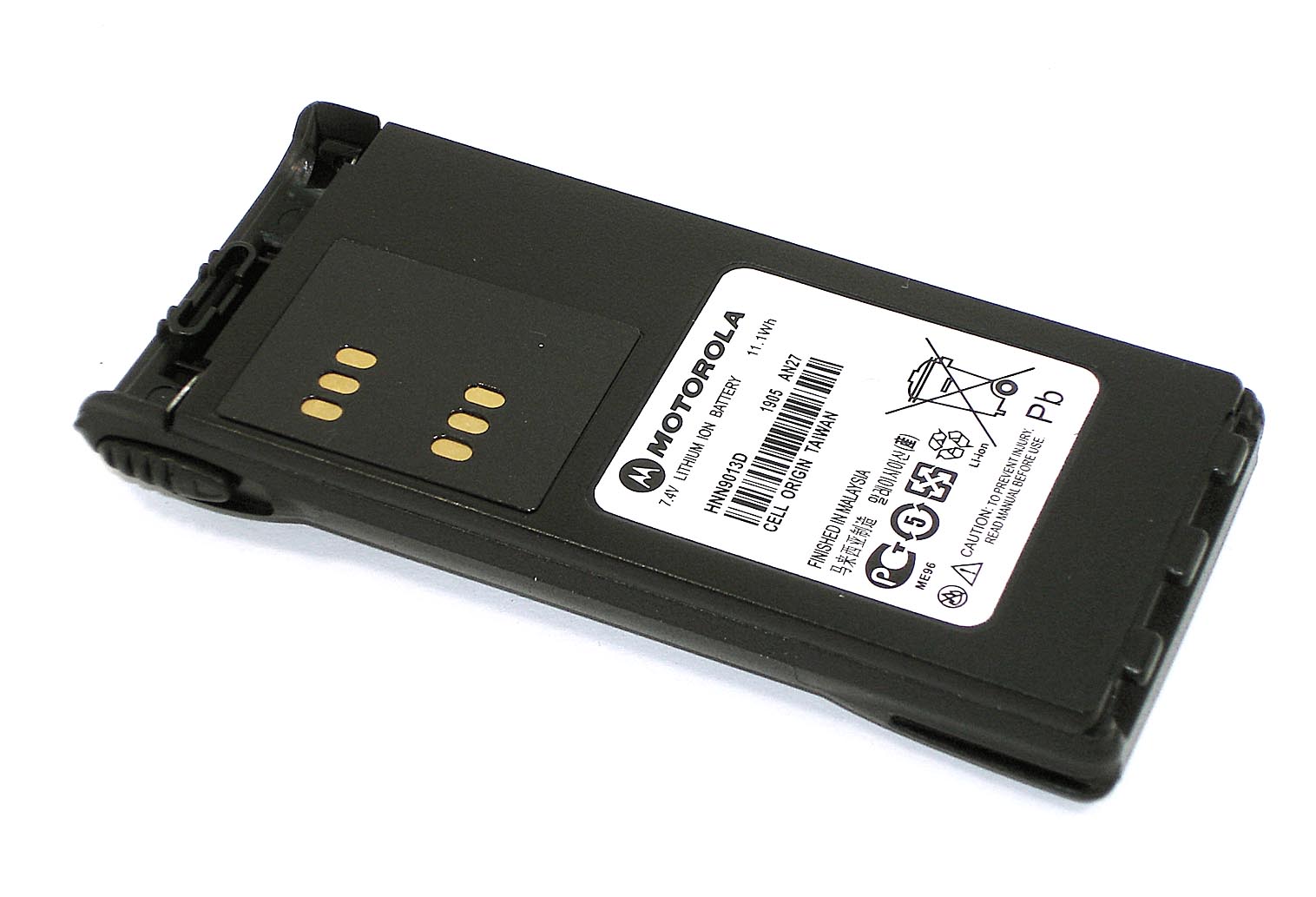 

Аккумулятор для Motorola GP340 HT750 HT1200 (HMNN415) 1800mAh 7.4V Li-ion, HMNN415