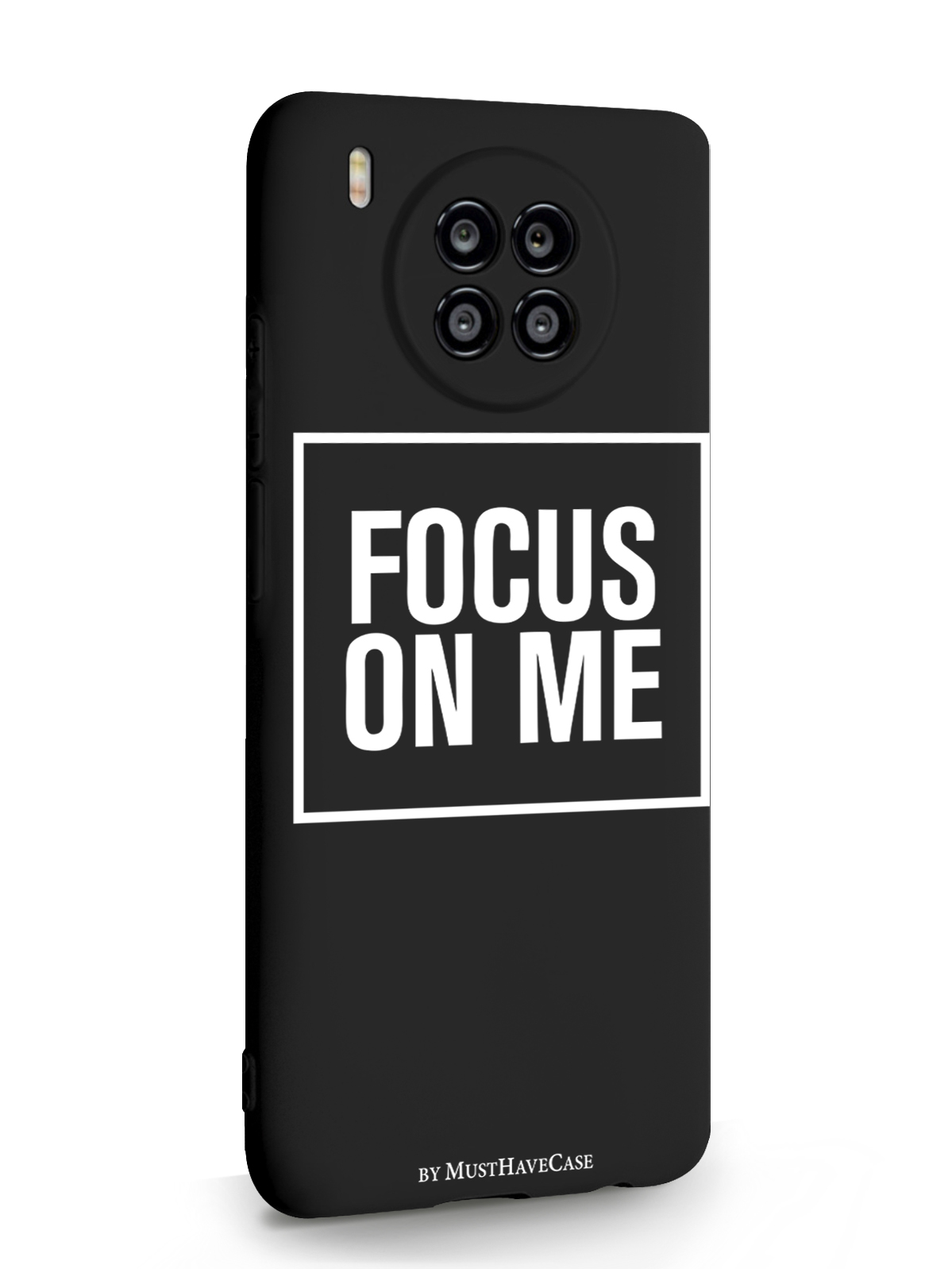 фото Чехол musthavecase для honor 50 lite focus on me черный