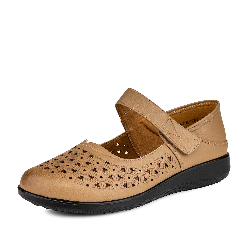 

Туфли женские Marisetta 245-31WK-793VT бежевые 38 RU, Бежевый, 245-31WK-793VT