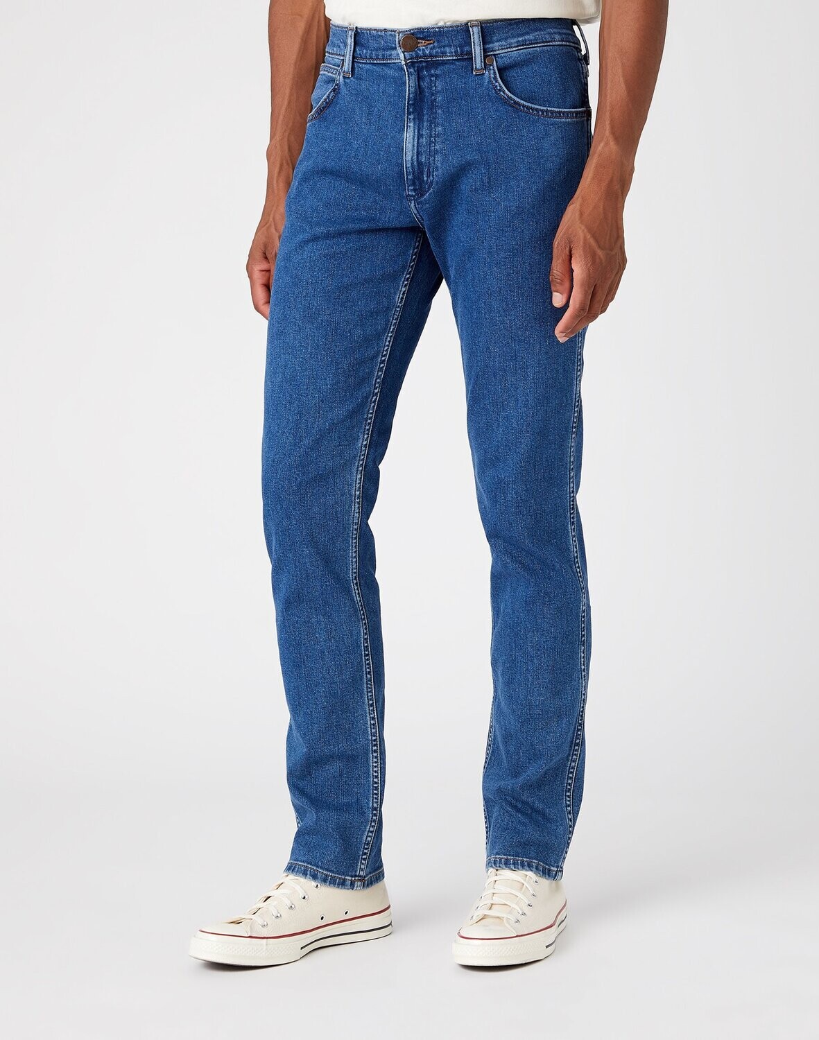 фото Джинсы мужские wrangler men greensboro jeans синие 31/30