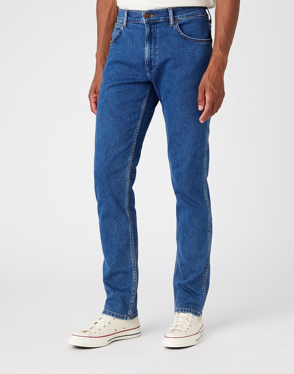 фото Джинсы мужские wrangler men greensboro jeans синие 38/36