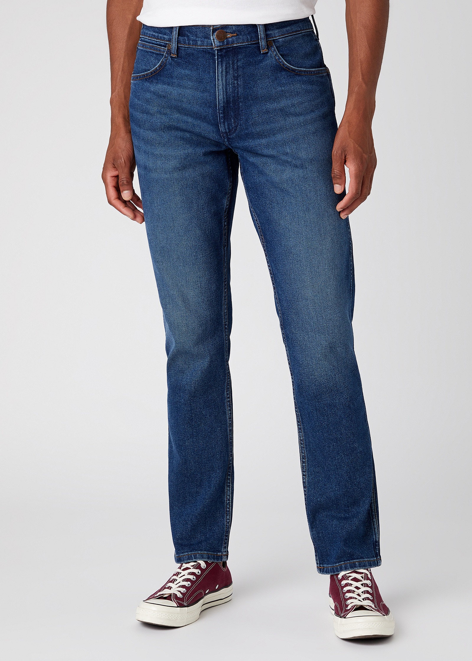 фото Джинсы мужские wrangler greensboro синие 35/34