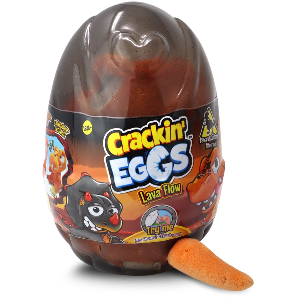 Мягкая игрушка Crackin Eggs динозавр Лава 12 см (SK012D2), разноцветный мягкая игрушка crackin eggs динозавр оранжевый в яйце серия лава 22 см