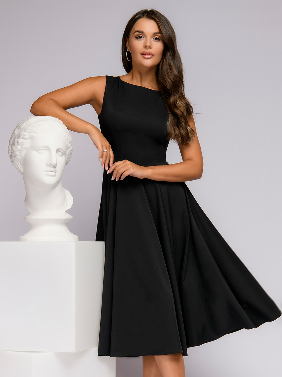 фото Платье женское 1001dress dm00532bc черное 42 ru