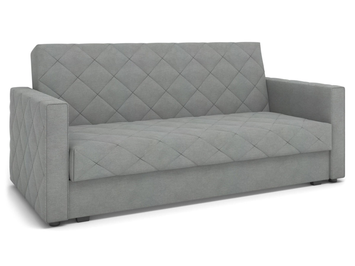 

Прямой диван Первый Мебельный Голди Серый, микрошенилл, Голди 53975