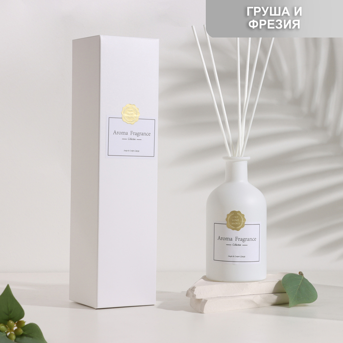 

Диффузор ароматический "Aroma diffuser" , 200 мл, английская груша и фрезия