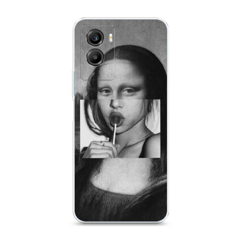 

Чехол Awog на Vivo Y55s 5G "Mona Lisa sucking lollipop", Разноцветный, 266150-9