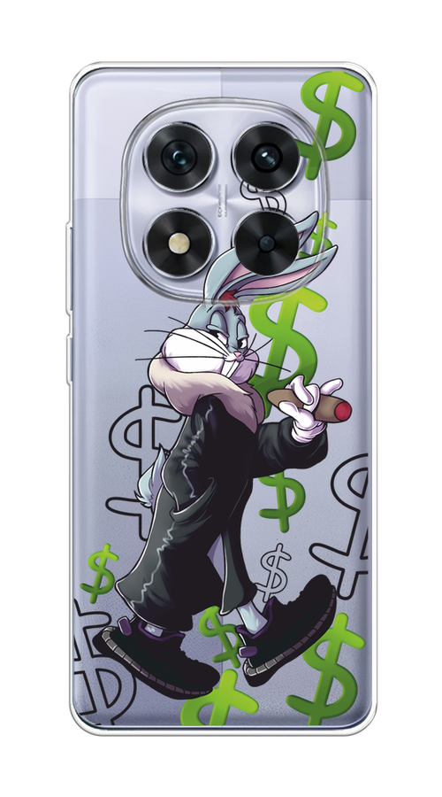

Чехол на Xiaomi Redmi Note 14 Pro 5G Rich Bugs Bunny, Зеленый;черный;голубой, 323950-1