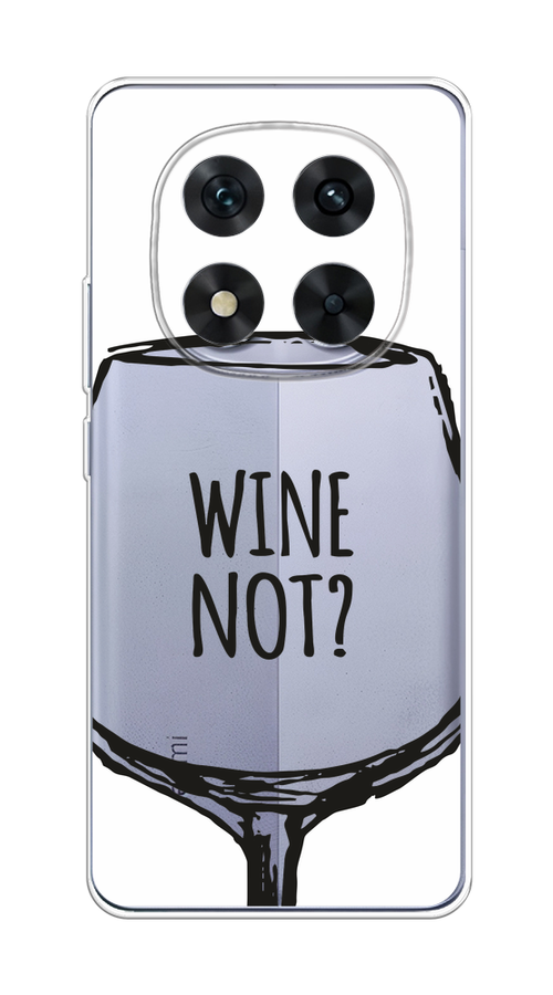 

Чехол на Xiaomi Redmi Note 14 Pro 5G Wine not white, Белый, 323950-1