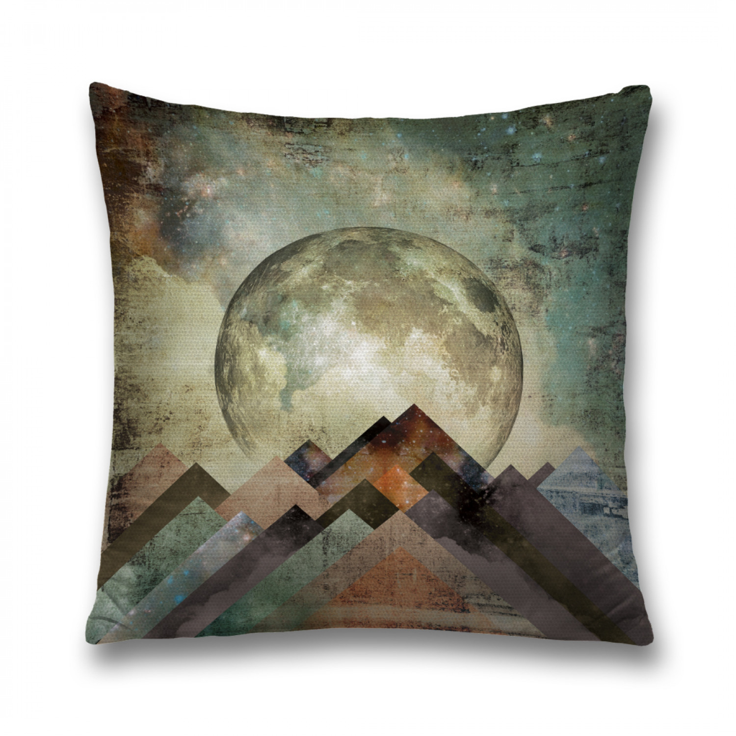 

Наволочка декоративная JoyArty "Лунное столкновение" на молнии, 45x45 см, Серый, Лунное столкновение