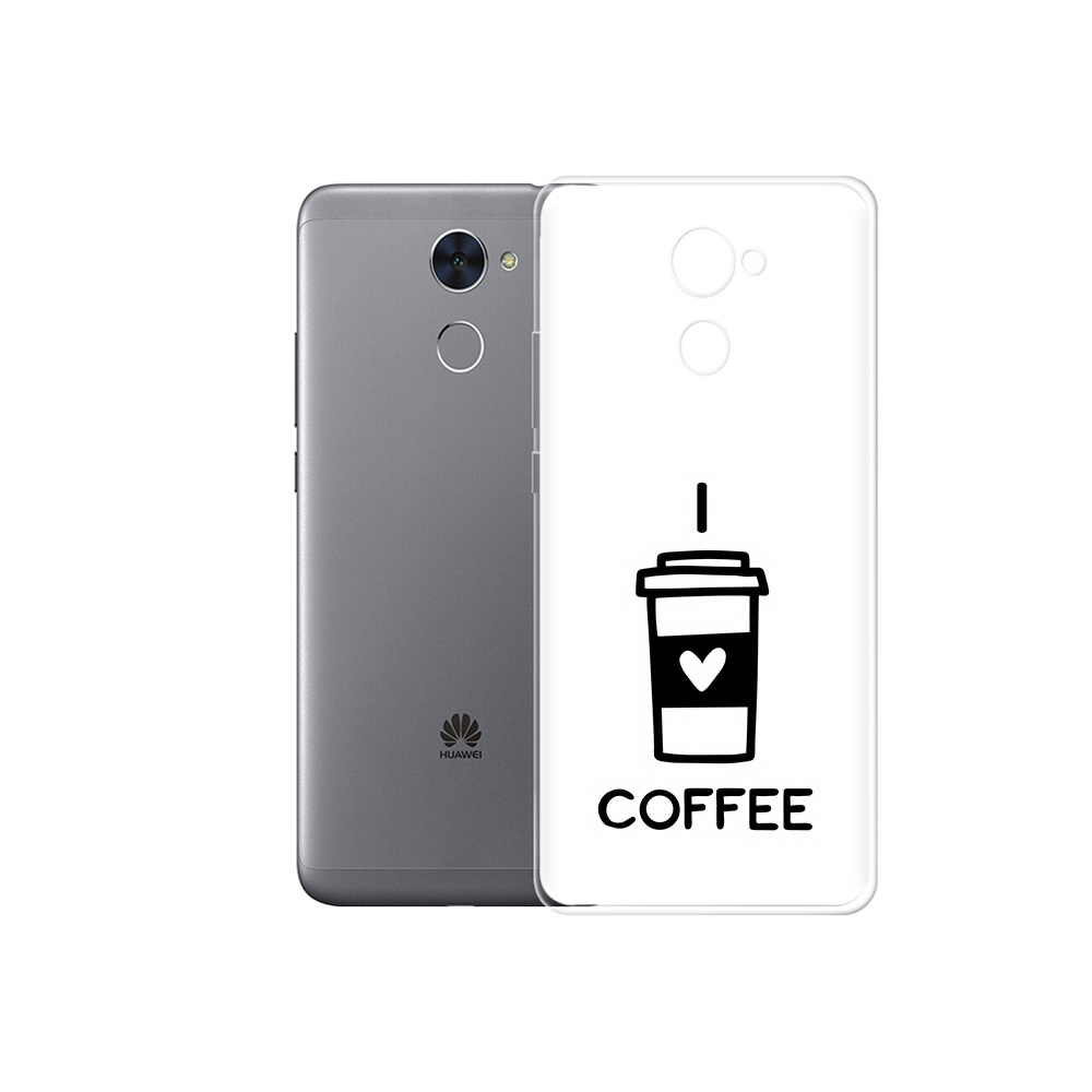 

Чехол MyPads Tocco для Huawei Enjoy 7 Plus Я люблю кофе (PT74186.70.206), Прозрачный, Tocco